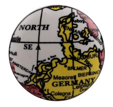 Germany Map Ceramic Drawer Knob